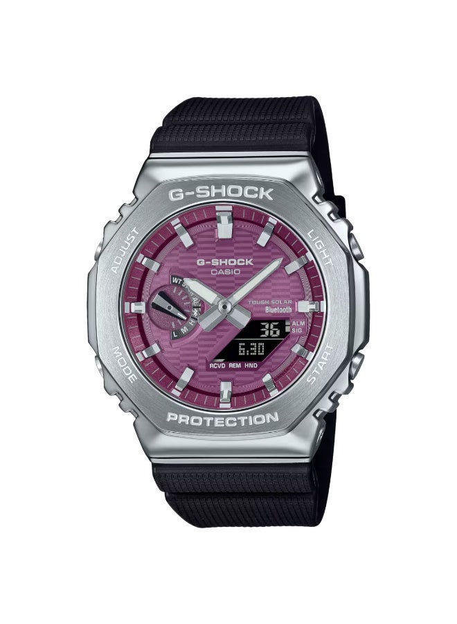 كاسيو ساعة كاسيو جي-شوك ​​جي-ستيل تعمل بالطاقة الشمسية للرجال GBM-2100A-4BDR - Image 1